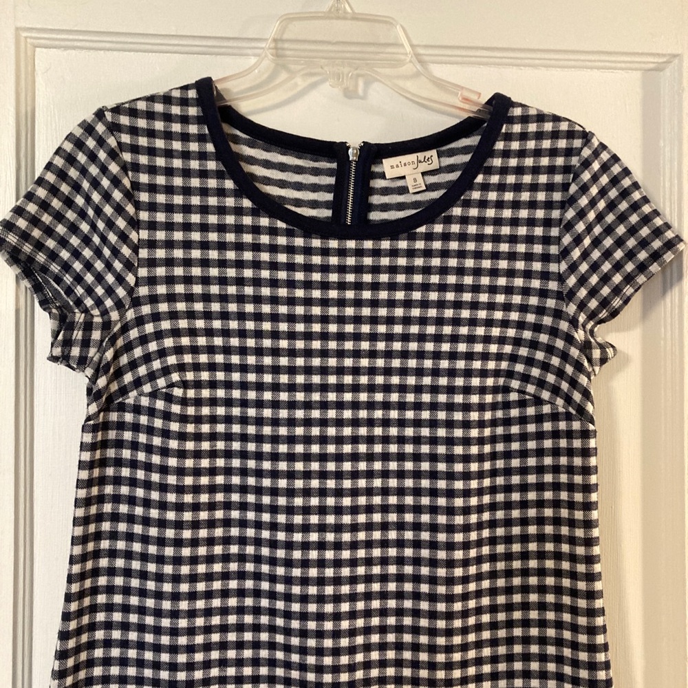 Checked Shift Dress - Picture 2 of 2